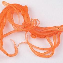 Mini Squiggle Worms Orange