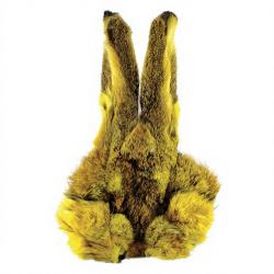 Li&egrave;vre masque entier teint&eacute; jaune
