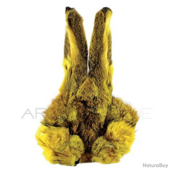 Li�vre masque entier teint� jaune