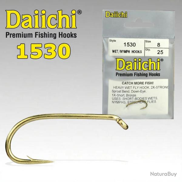 Hame�on mouche DAIICHI 1530 Noy�e fort de fer H8