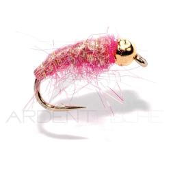 Mouche FMF Nymphe tungst&egrave;ne shrimp pink 1183 H10