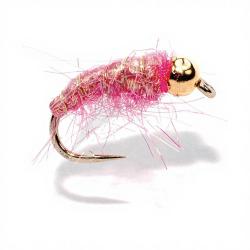 Mouche FMF Nymphe tungst&egrave;ne shrimp pink 1183 H10