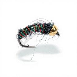 Mouche FMF Nymphe tungst&egrave;ne black glister 1044 H12