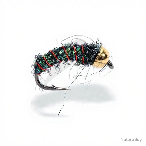 Mouche FMF Nymphe tungst�ne black glister 1044 H12