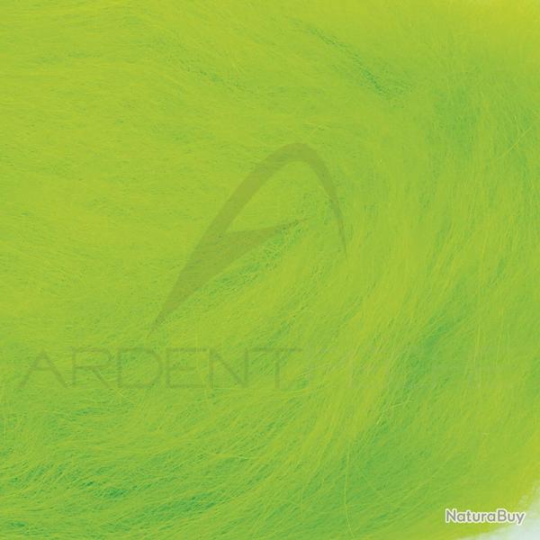 Icelandic sheep hair fluo chartreuse