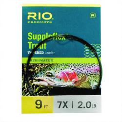 Bas de ligne RIO Suppleflex Trout 2.70m (9&acute;) 5X