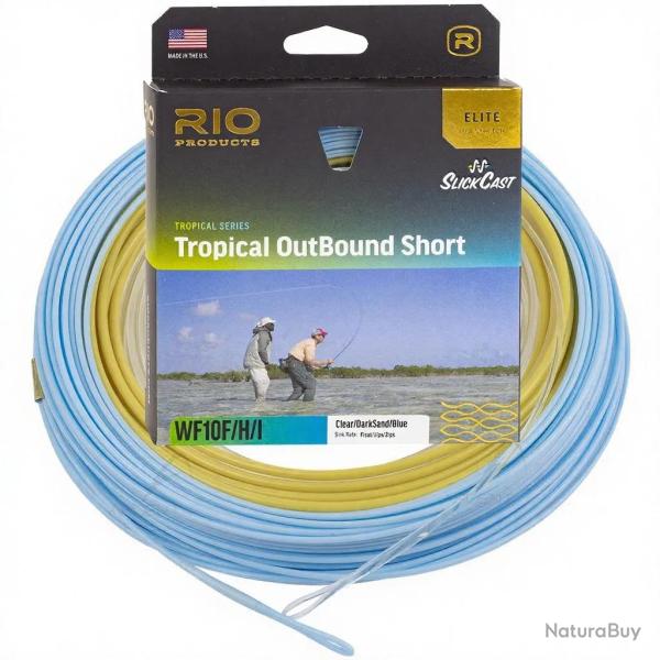Soie RIO ELITE TROPICAL OUTBOUND SHORT Flottante pointe interm�diaire WF8F/H/I