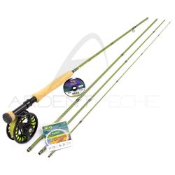 Pack Canne &agrave; mouche REDINGTON FIELD Euro Nymph 10' soie 3 (4 brins)
