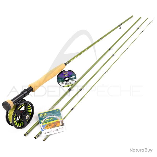 Pack Canne � mouche REDINGTON FIELD Euro Nymph 10' soie 3 (4 brins)