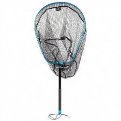 Epuisette Adams Built alu extensible tri fold flats boat net 22