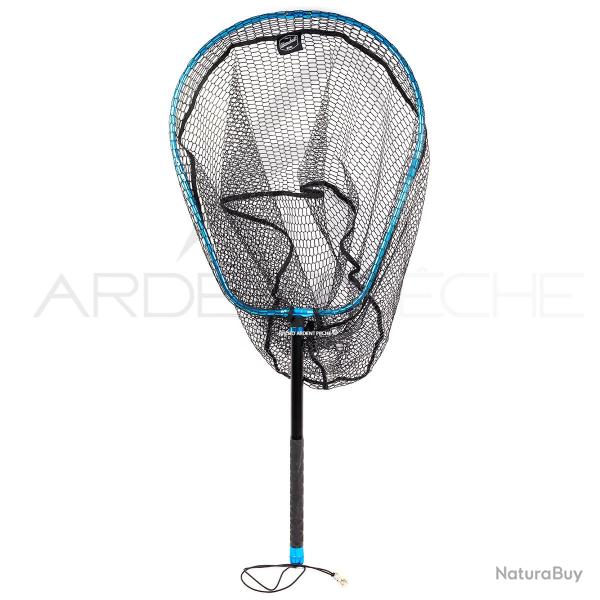 Epuisette Adams Built alu extensible tri fold flats boat net 22