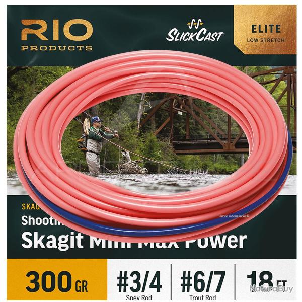 Soie RIO ELITE Shooting Head Skagit Mini Max Power SHD 3/4