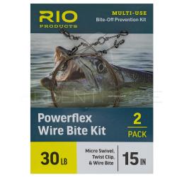 Bas de ligne RIO Powerflex Wire Bite Kit 2-Pack 40LB