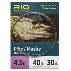 Bas de ligne RIO Pike/Musky Magnum 1,40 m 40LB
