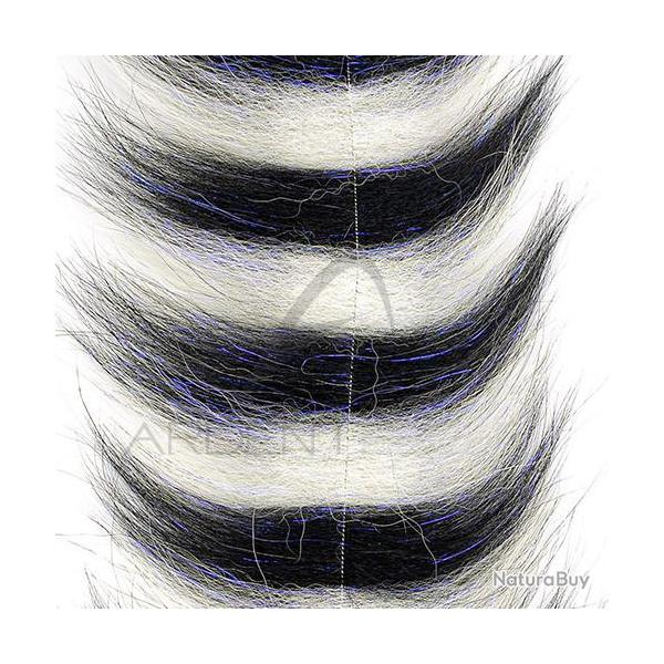 EP FIBER SOMMERLATTE'S BLEND FOXY BRUSH GRIZZLY Noir / Blanc