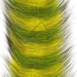 EP FIBER SOMMERLATTE'S BLEND FOXY BRUSH GRIZZLY Olive / Jaune