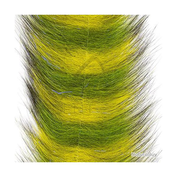 EP FIBER SOMMERLATTE'S BLEND FOXY BRUSH GRIZZLY Olive / Jaune