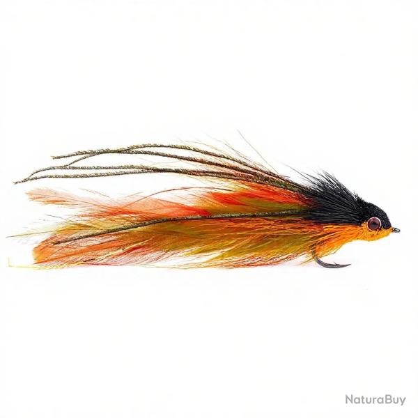 Mouche FMF Brochet Andino Deceiver Orange & Black H2/0