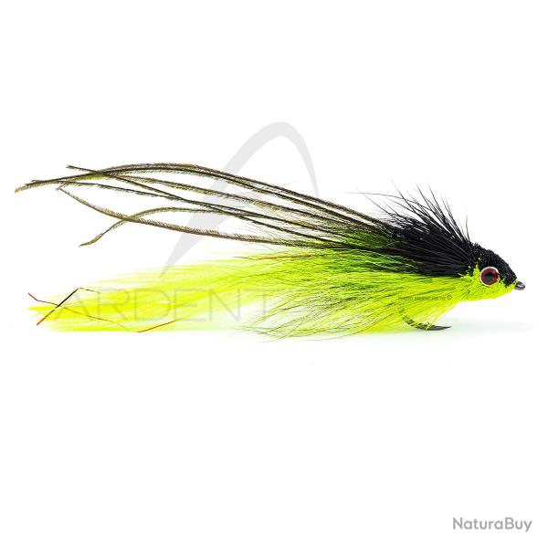 Mouche FMF Brochet Andino Deceiver Chartreuse & Black 2/0