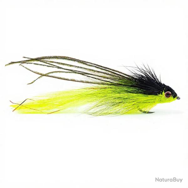 Mouche FMF Brochet Andino Deceiver Chartreuse & Black 2/0