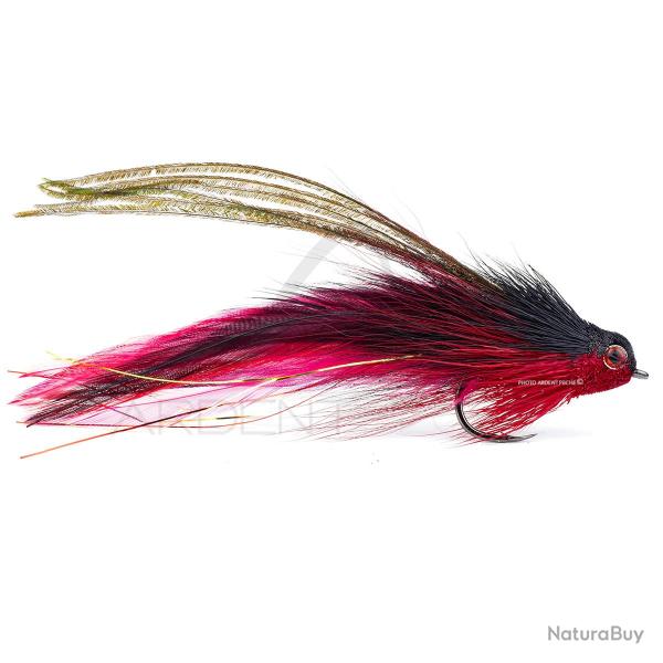Mouche FMF Brochet Andino Deceiver Red & Black H2/0