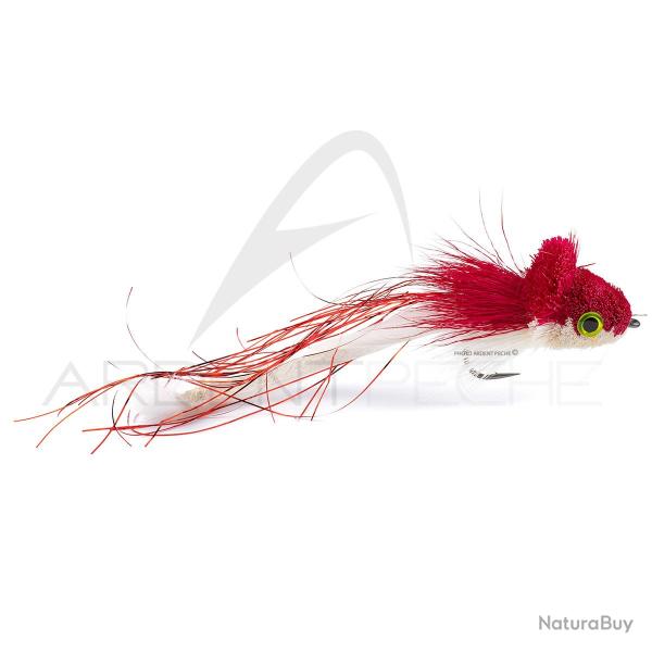 Mouche FMF Brochet Rabbit Strip Diver Red & White H1/0