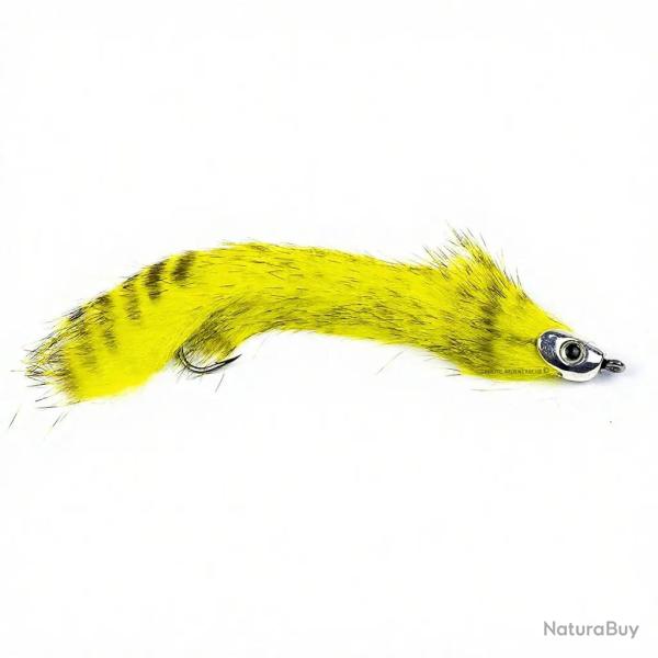 Mouche streamer brochet sandre STS RH Yellow H2/0