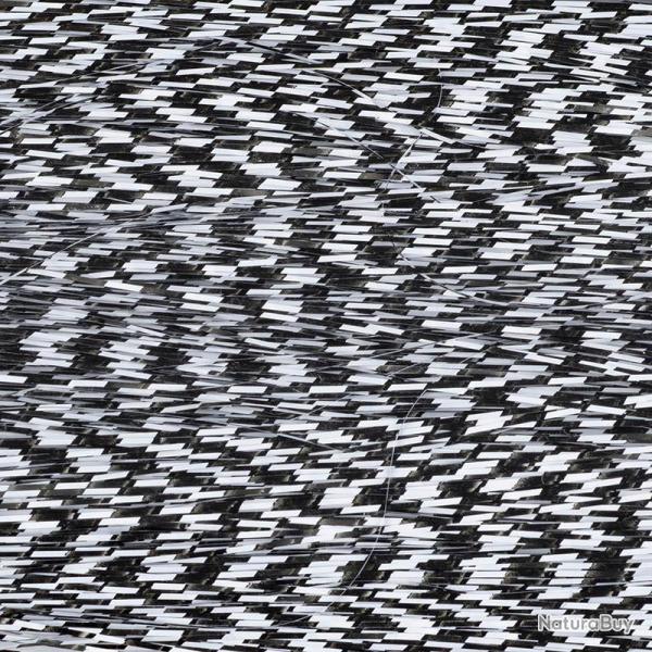 Fibres Micro Barred Voodoo Blanc barr� noir
