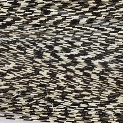 Fibres Micro Barred Voodoo Tan barr&eacute; noir