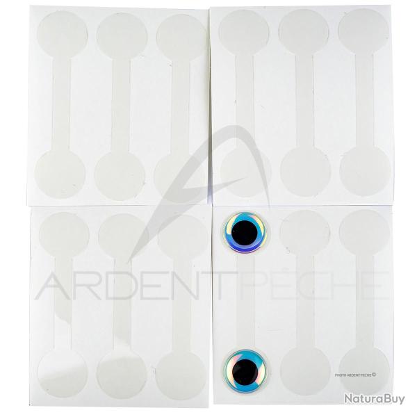 Attache yeux 3D 6 mm