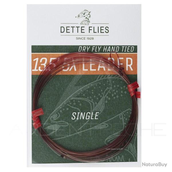 Bas de ligne Dette Flies 4,10 m (13.5ft) 4X - 0.17 mm