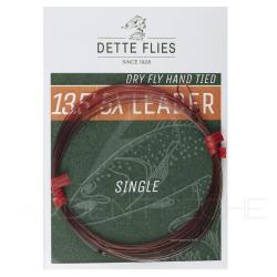Bas de ligne Dette Flies 4,10 m (13.5ft) 6X - 0.125 mm