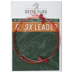 Bas de ligne Dette Flies nymphe 2,40 m (8ft) 5X - 0.15 mm