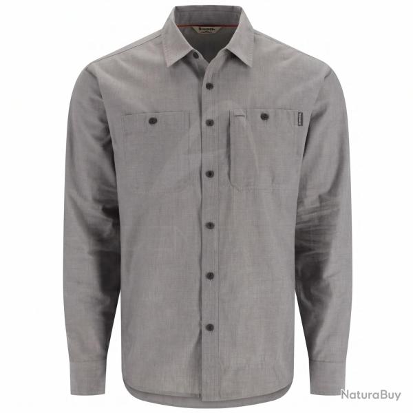 Chemise SIMMS Cutbank Chambray Cinder Chambray