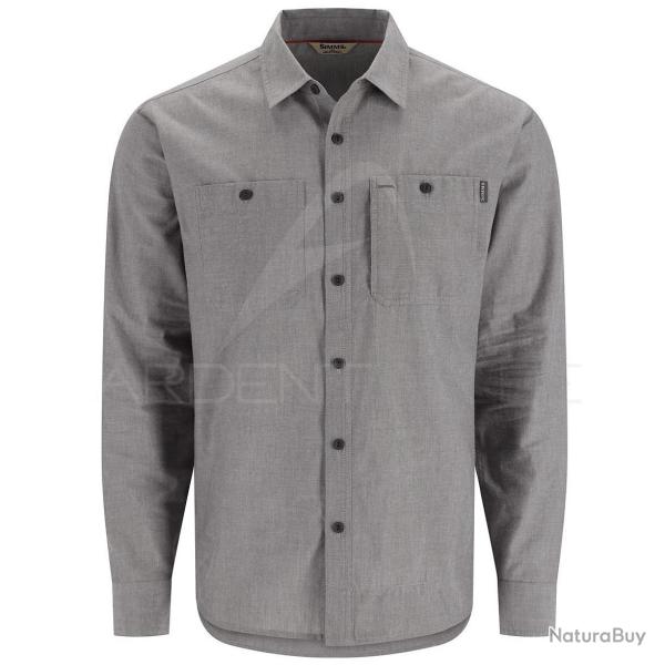 Chemise SIMMS Cutbank Chambray Cinder Chambray XL