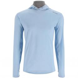 Tee shirt &agrave; capuche SIMMS Solarflex guide hoody Sky/Cinder XXXL