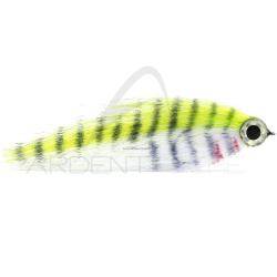 Mouche brochet Baith Fish Chartreuse/blanche H3/0