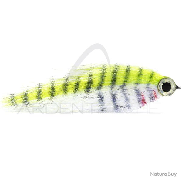 Mouche brochet Baith Fish Chartreuse/blanche H3/0