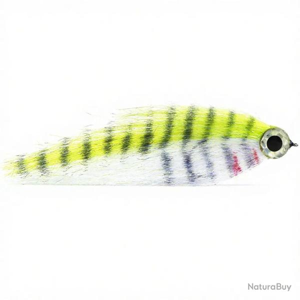 Mouche brochet Baith Fish Chartreuse/blanche H3/0