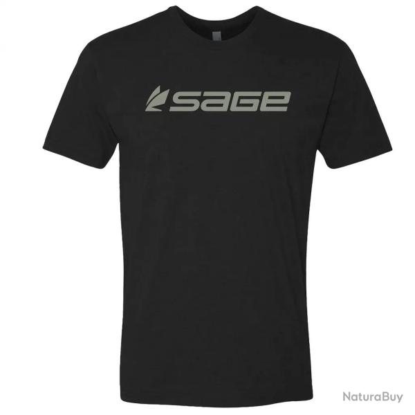 Tee Shirt SAGE Logo Tee Black