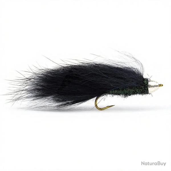 Mouche streamer STS Zonker Black H6