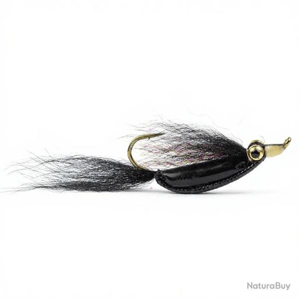 Mouche streamer STS Rattler Black H4