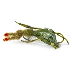 Mouche RIO Crabe Fiddler on the Reef olive H1