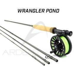 Pack Canne &agrave; mouche REDINGTON WRANGLER Pond 9' soie 4
