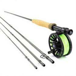 Pack Canne &agrave; mouche REDINGTON WRANGLER Trout 9' soie 5