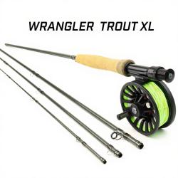 Pack Canne &agrave; mouche REDINGTON WRANGLER Trout XL 9' soie 6