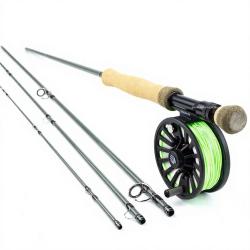 Pack Canne &agrave; mouche REDINGTON WRANGLER Salmon 9' soie 8