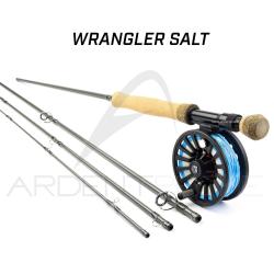 Pack Canne &agrave; mouche REDINGTON WRANGLER Salt 9' soie 8