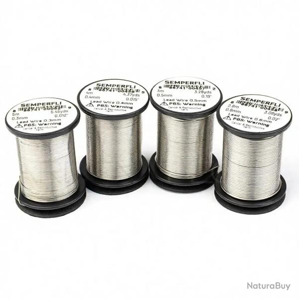 Fil de plomb Semperfli 0.6mm