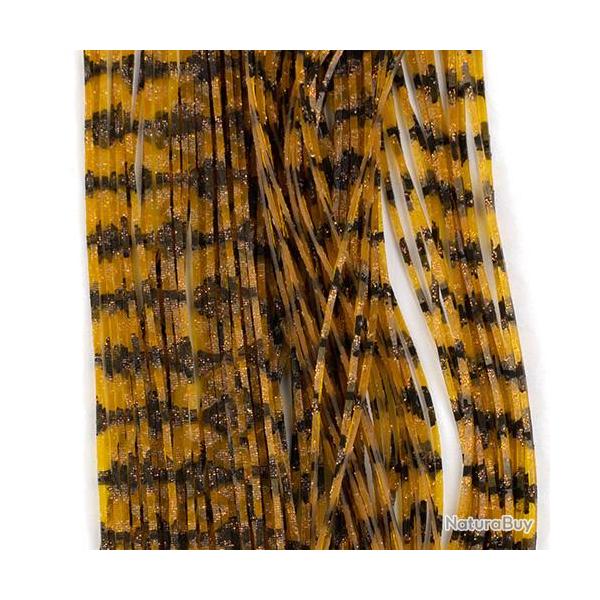 SiliLegs Semperfli Black and Gold Barred